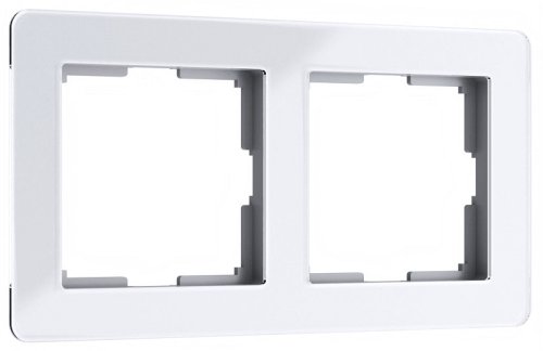 Рамка универсальная Werkel Acrylic 2-м. стекло белый фото Рамка универсальная Werkel Acrylic 2-м. стекло белый картинка